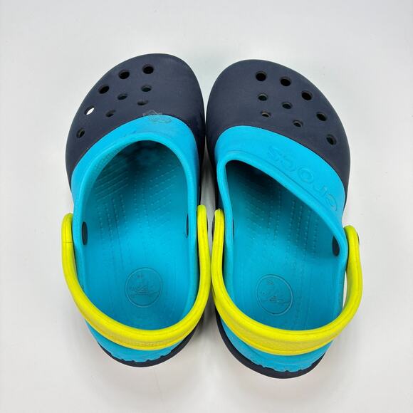 Crocs Electro II Clog Blue Slip On Comfort Sandals Lightweight Youth Size 10 - Picture 6 of 8